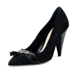 Gianfranco Ferre GF Black Suede Leather Pumps